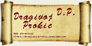 Dragivoj Prokić vizit kartica